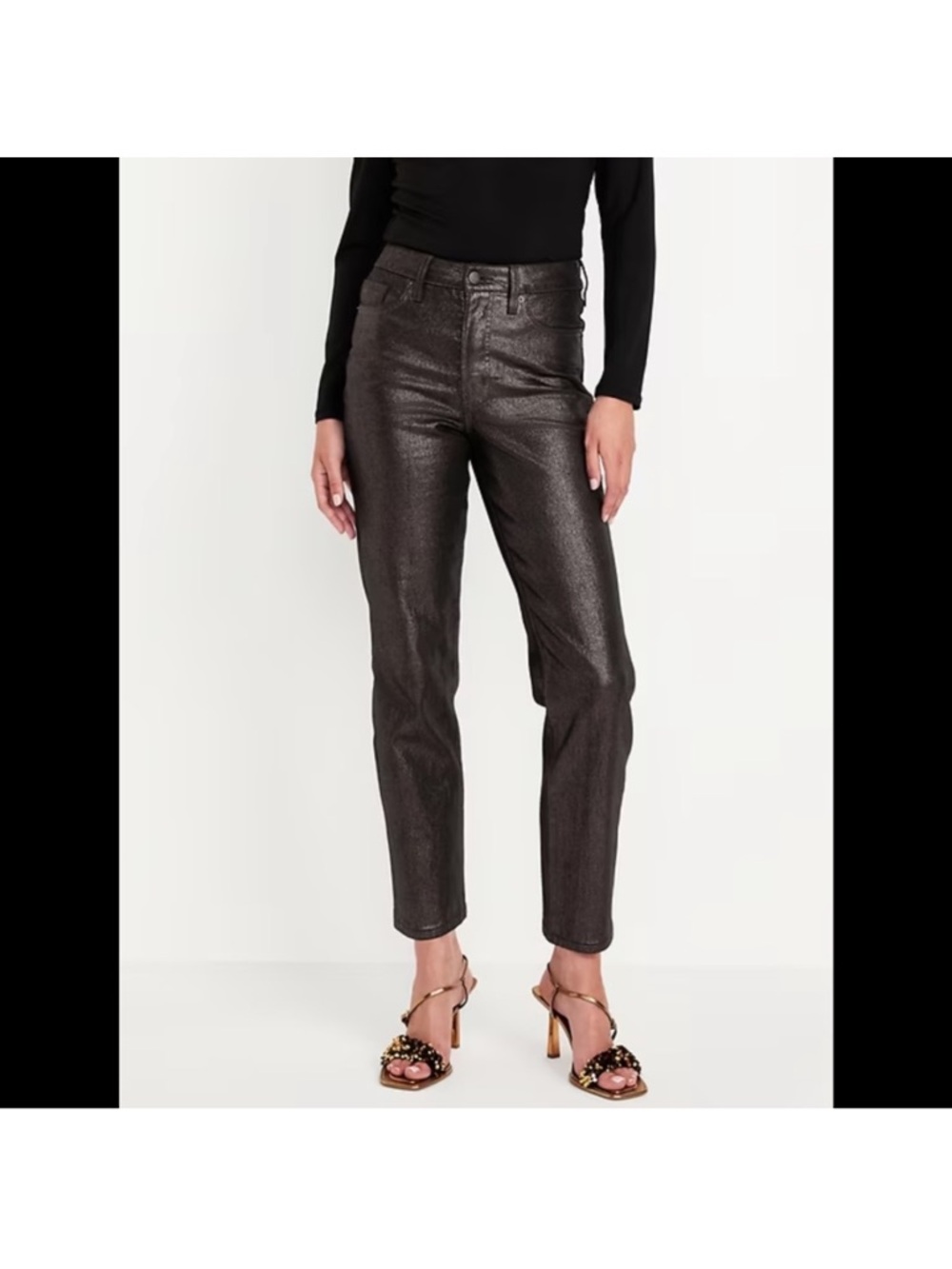 NWT Old Navy High-Waisted Shine OG Straight Ankle Jeans